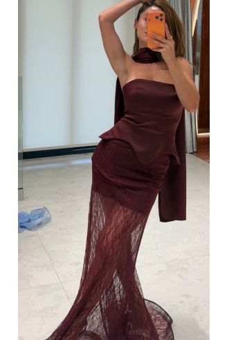 Dress Burgundy