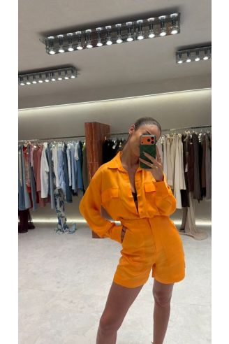 Set Shirt & Shorts Orange