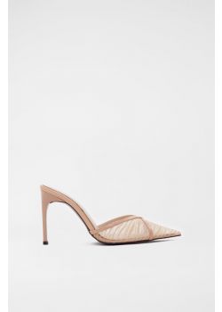 Mule Beige Zebra