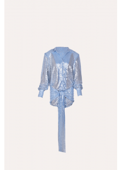 Shirt Dress Ανοιχτό Μπλε 