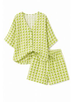 Set Shirt & Shorts Green 